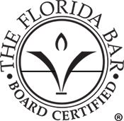 The florida bar board certified logo